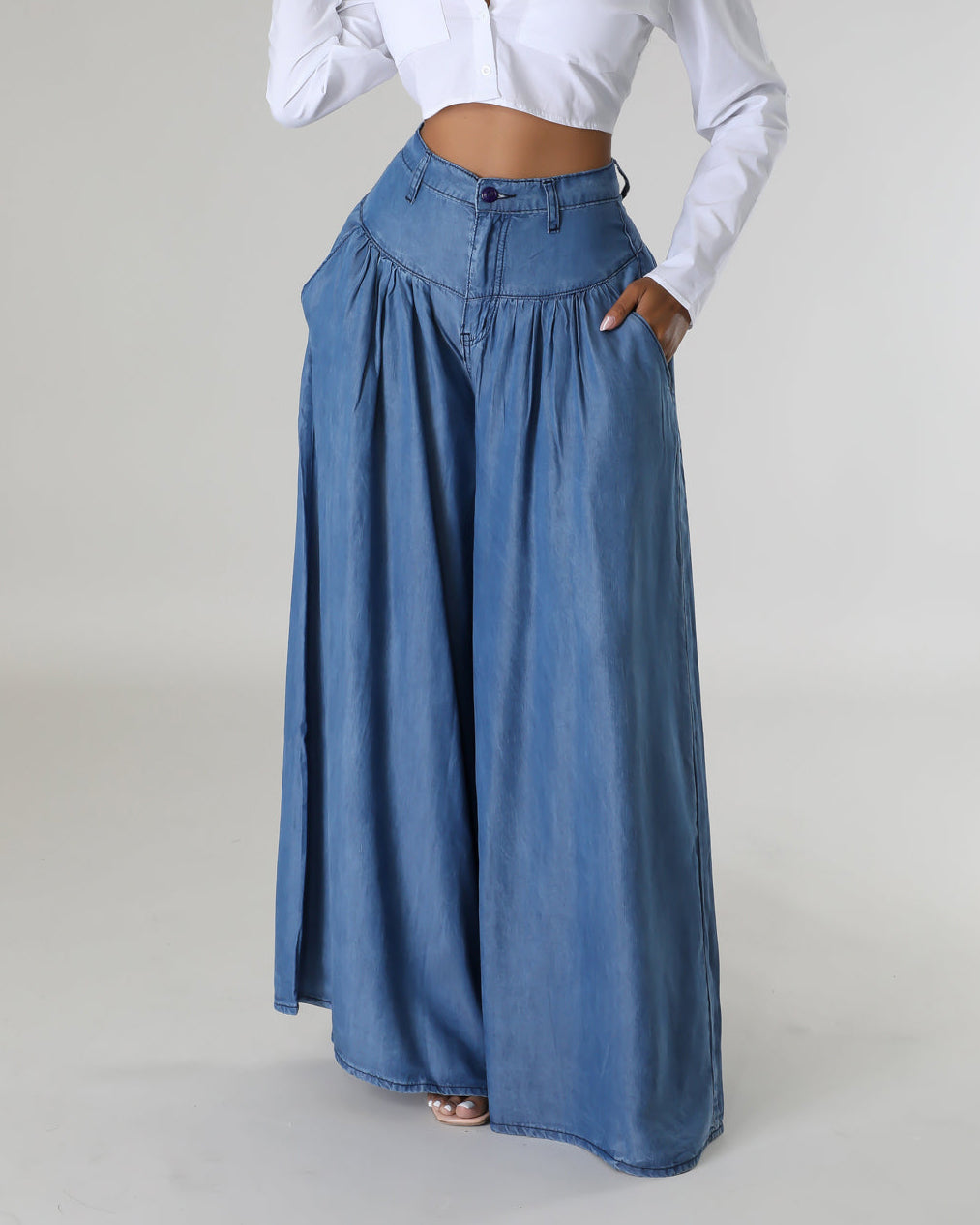 ValerioVenti Wide Denim-bukser til kvinder