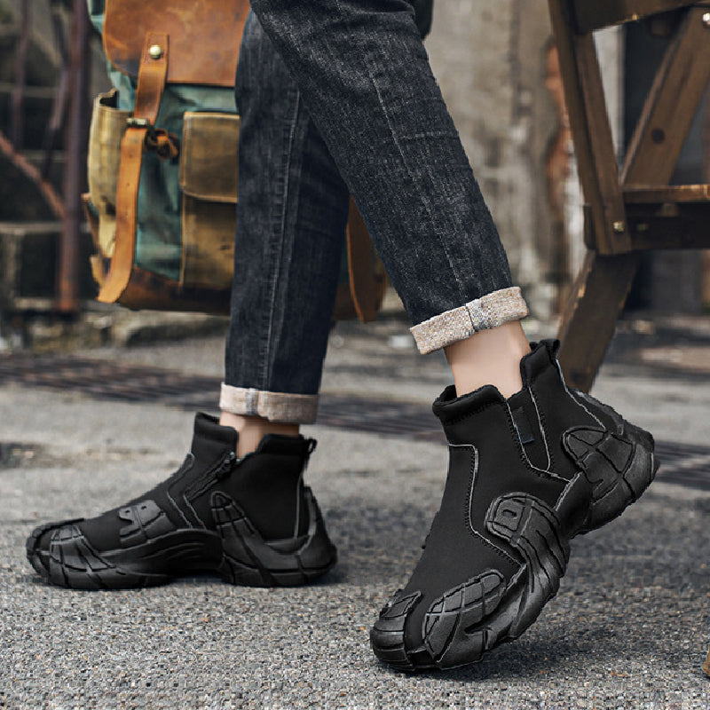 Leonardo – Stilrene Slip-On Høje Sneakers til Mænd