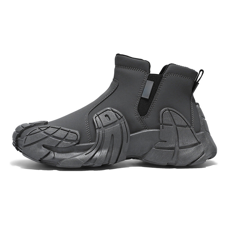 Leonardo – Stilrene Slip-On Høje Sneakers til Mænd