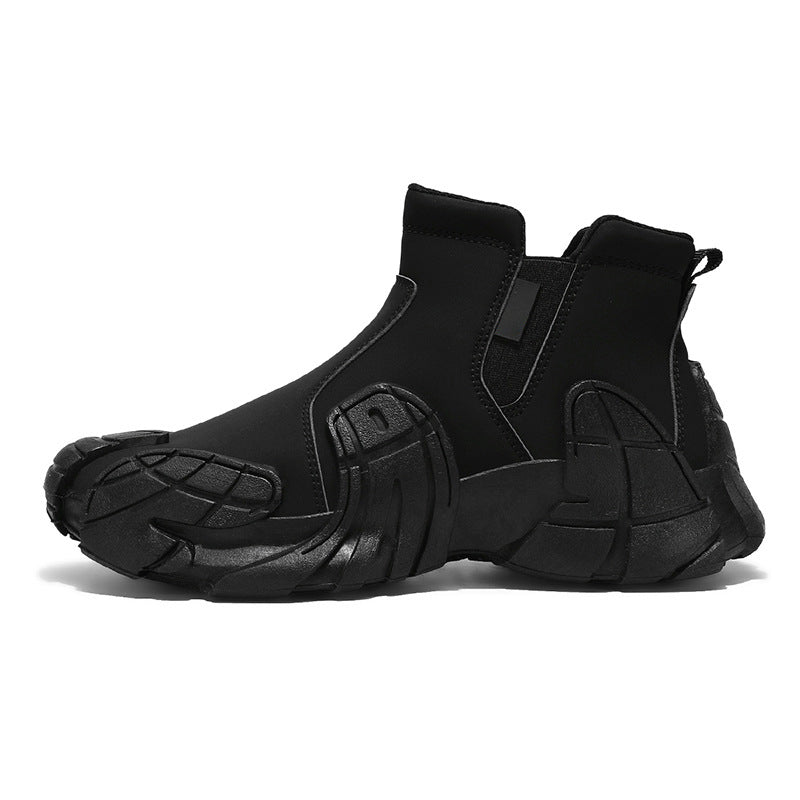 Leonardo – Stilrene Slip-On Høje Sneakers til Mænd