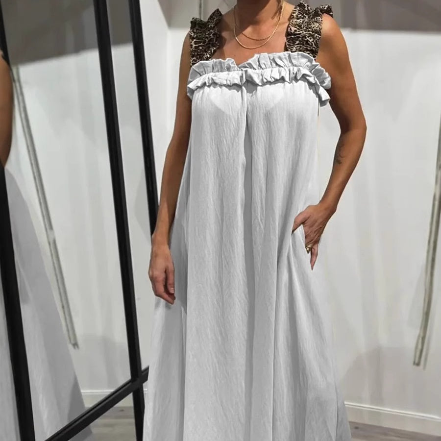 Isabella – Let og Ærmeløs Sommerkjole med Lommer til Kvinder