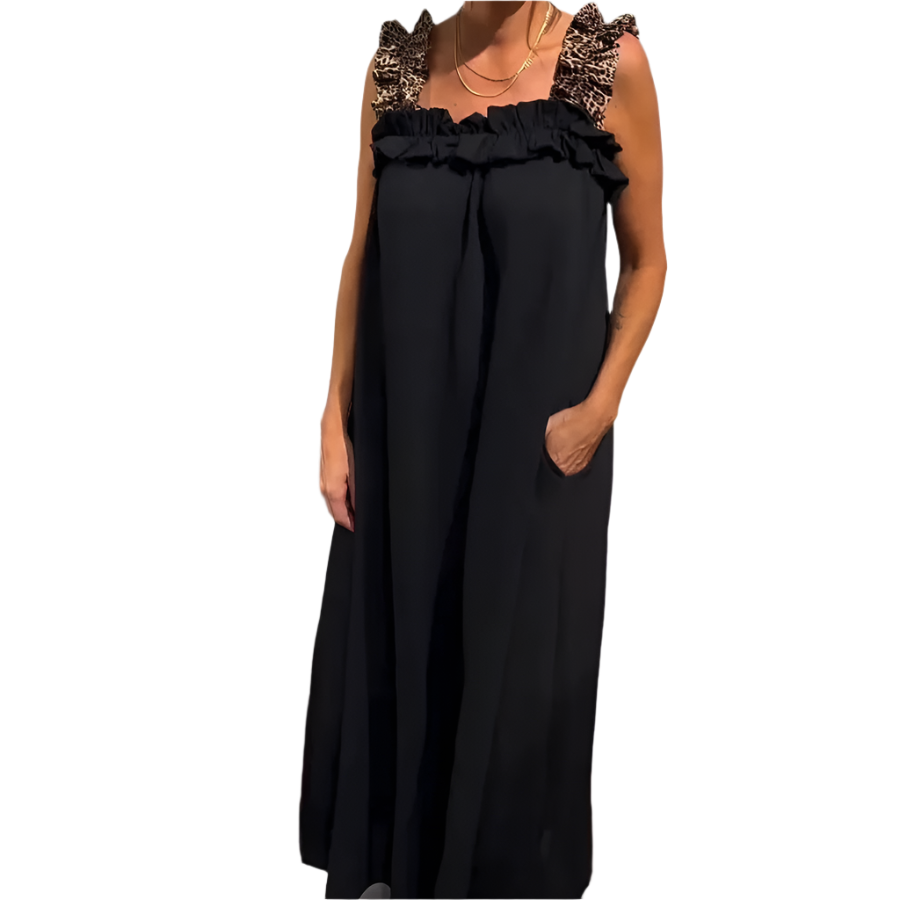 Isabella – Let og Ærmeløs Sommerkjole med Lommer til Kvinder