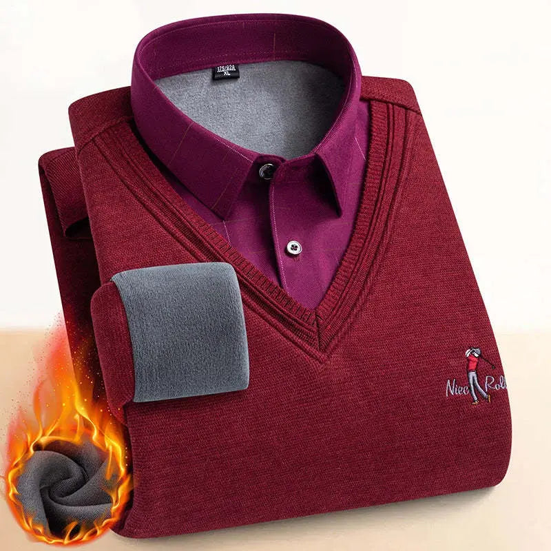 Anders | Sweater med dobbeltlag Luxia
