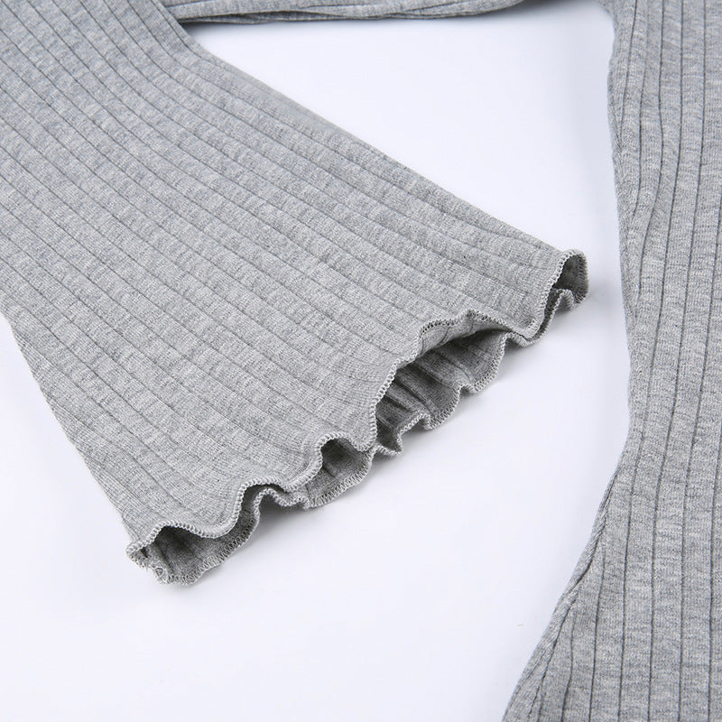 Elena – Slimfit Bluse med Blondekontrast til Kvinder