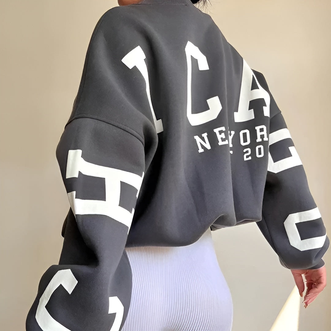 Amélie – Oversize Strikket Sweater til Kvinder