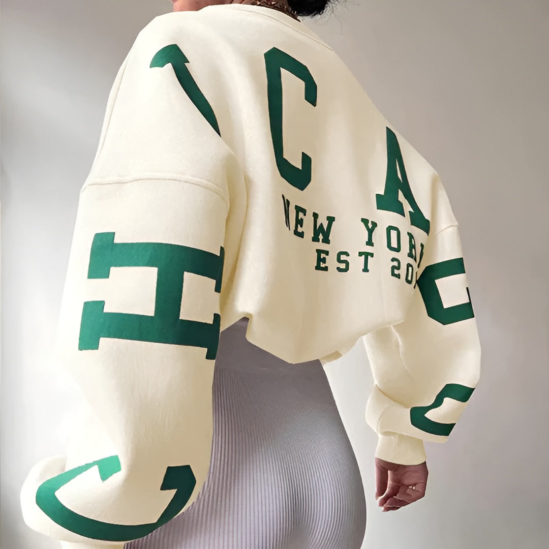 Amélie – Oversize Strikket Sweater til Kvinder