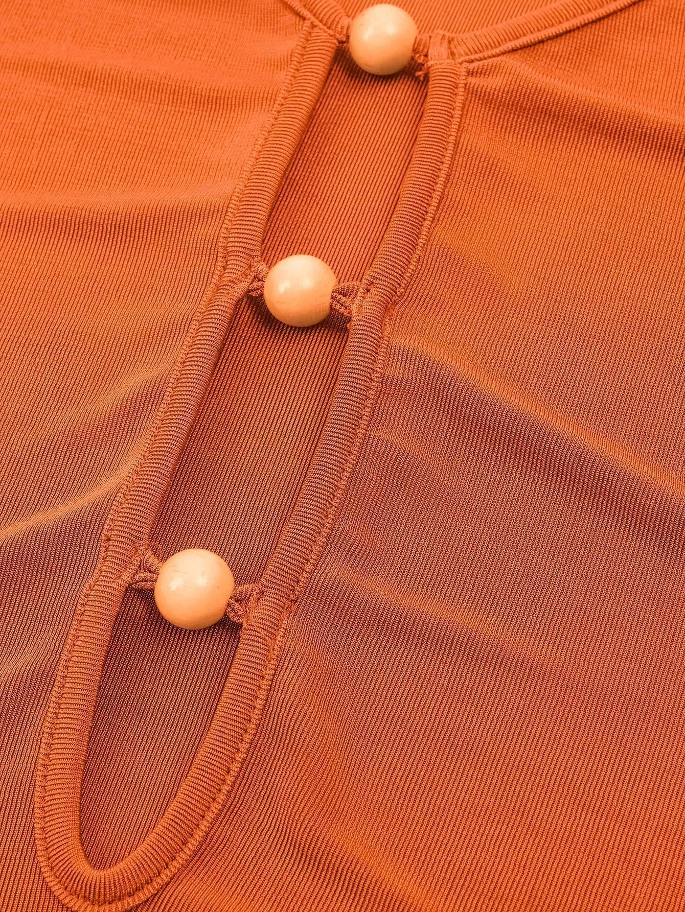 NicolaRomano Hul Langærmet Splitkjole