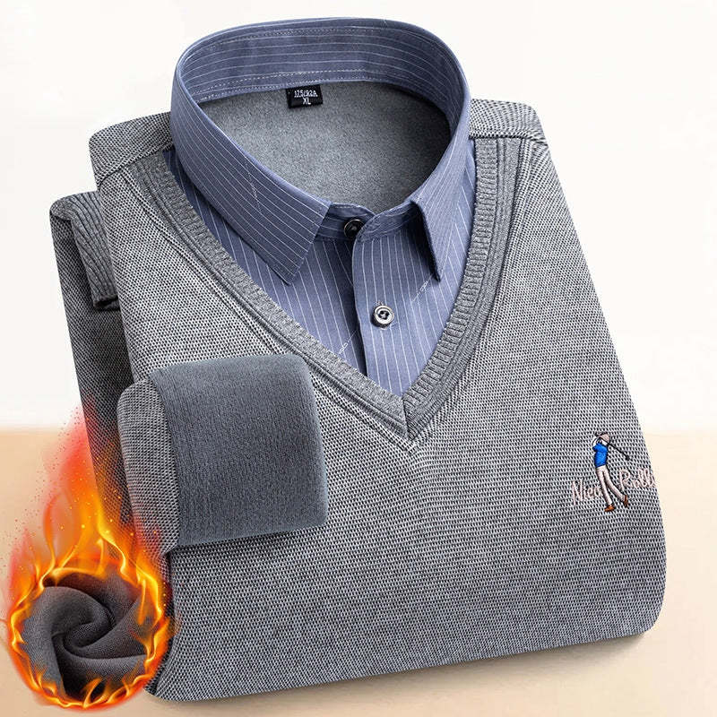 Anders | Sweater med dobbeltlag Luxia
