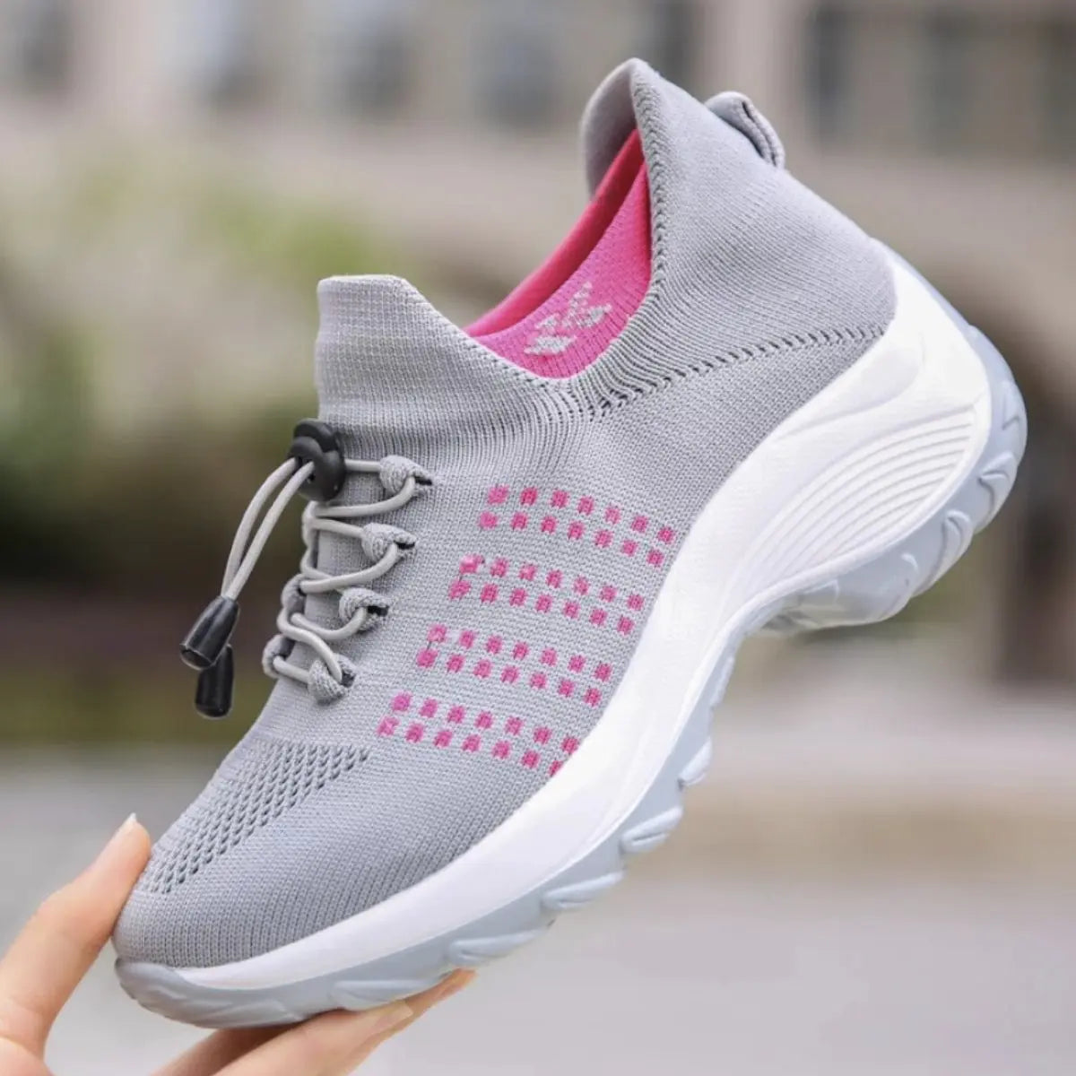 ComfortFlex | Strikkede pude-sko Luxia