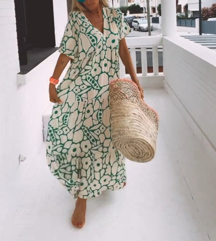 Lora | Sommerkjole med print