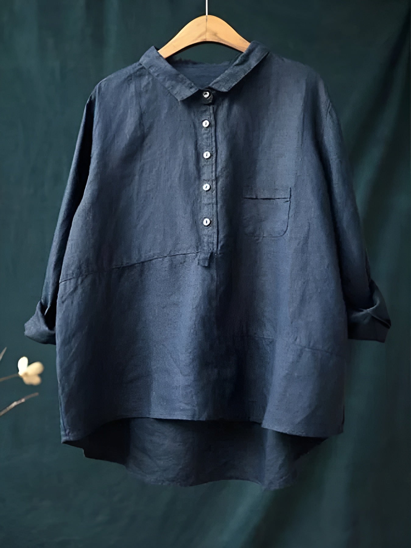 Clara – Komfortabel Langærmet Damebluse