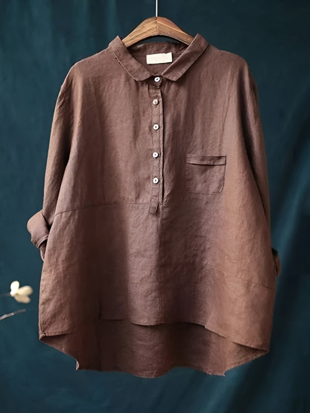 Clara – Komfortabel Langærmet Damebluse