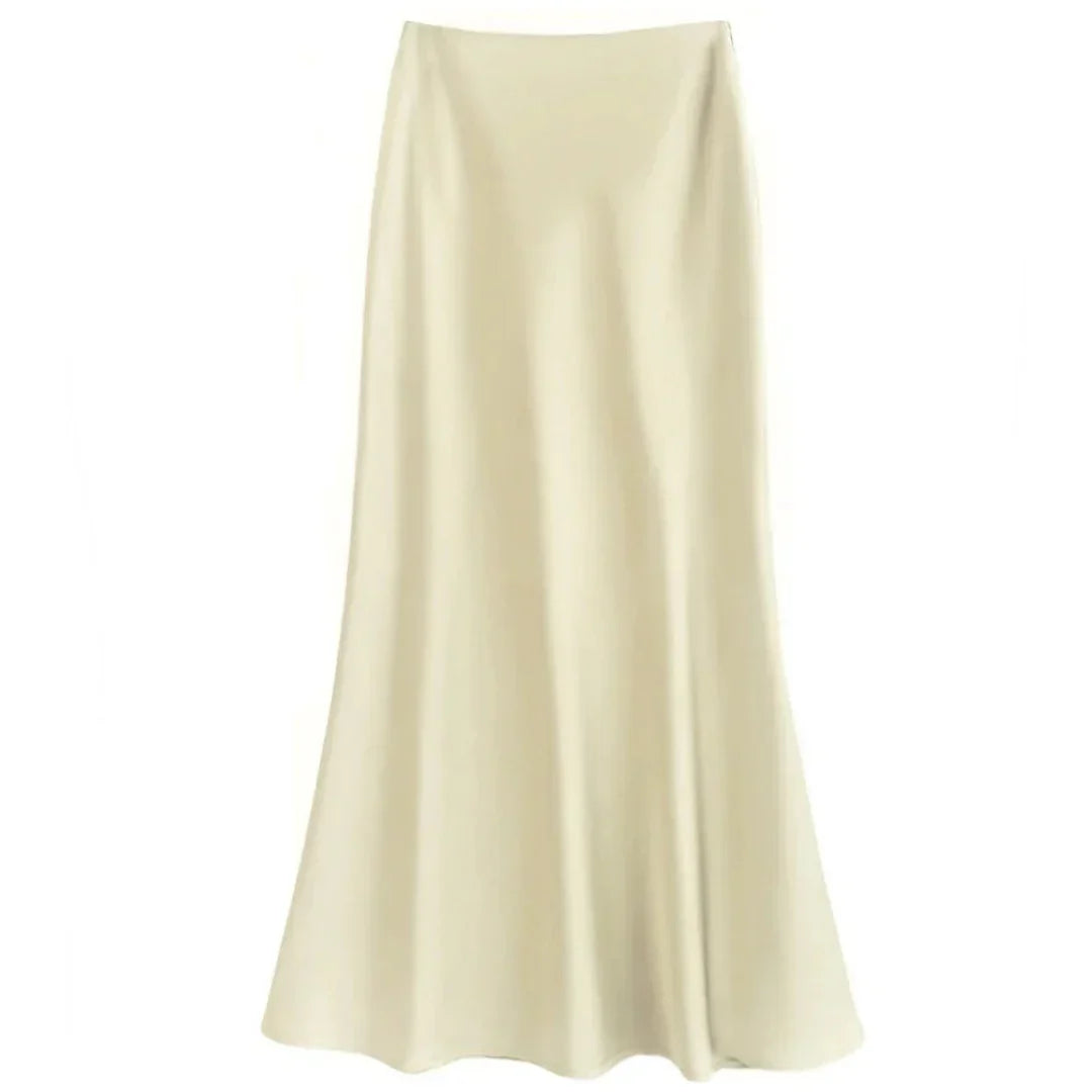 Isabella – Højtaljet A-Linje Nederdel til Kvinder