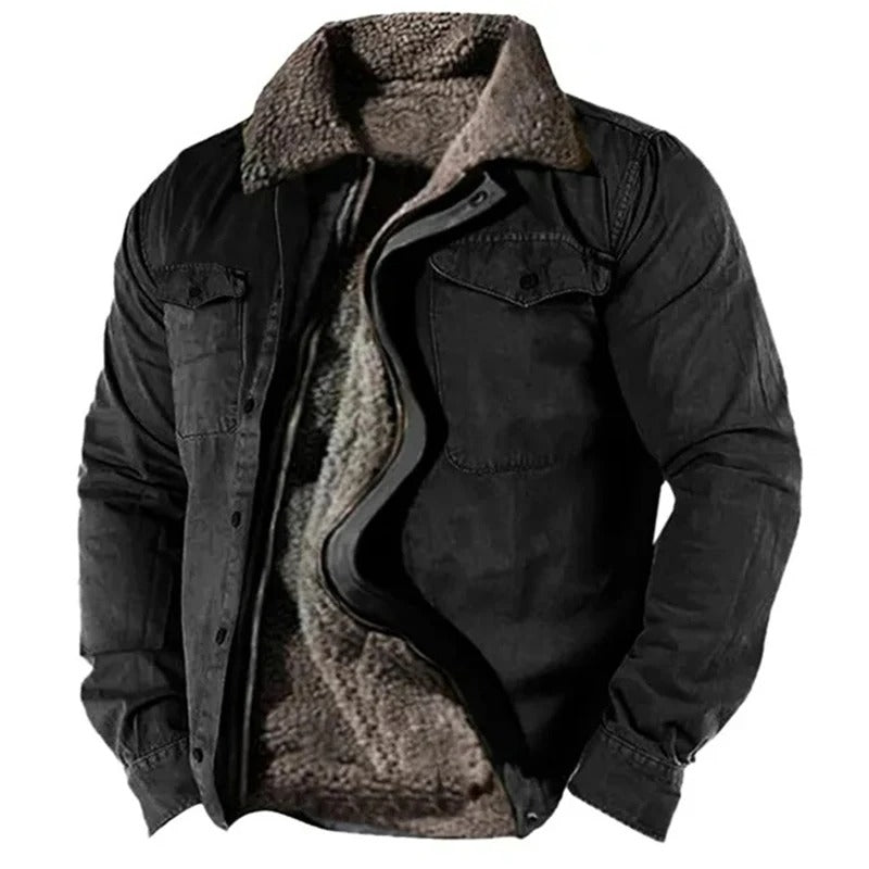 Lorenzo – Klassisk Herrejakke i Western Stil til Vinter