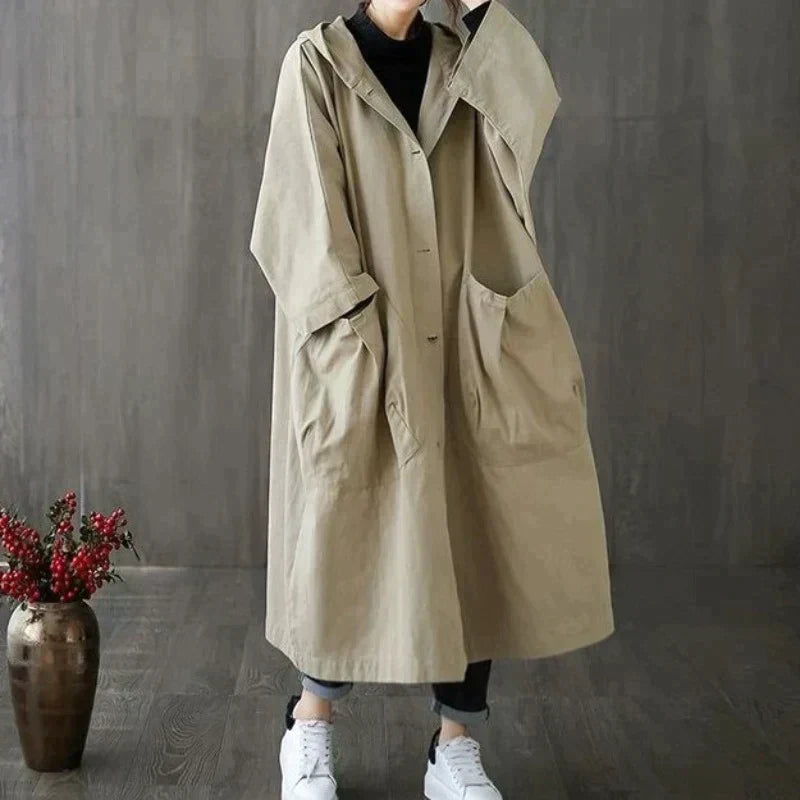 MilaFiore Oversized trenchcoat til kvinder