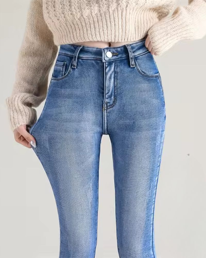 Lucia – Vinterforede Jeans til Kvinder