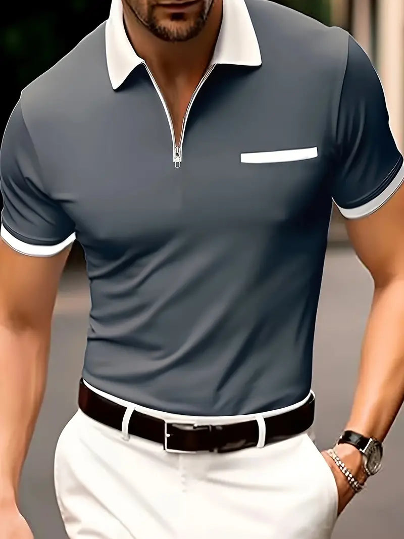 Emmanuel – Herre Golf Polo til Komfort og Stil
