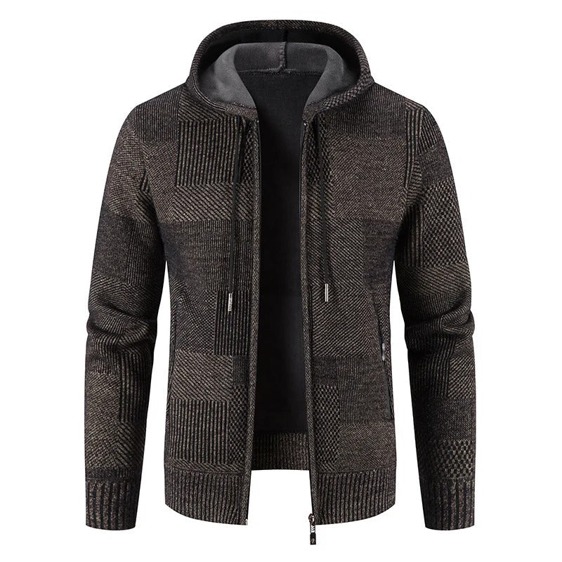 Alessandro – Herre Faux Mink Fur Hoodie Cardigan