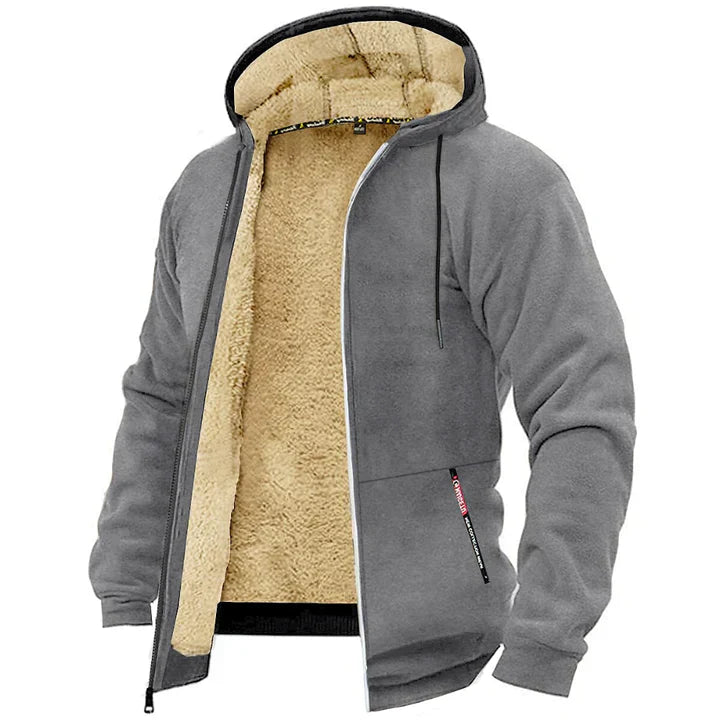 Lorenzo – Fleeceforet Zip Hoodie til Mænd