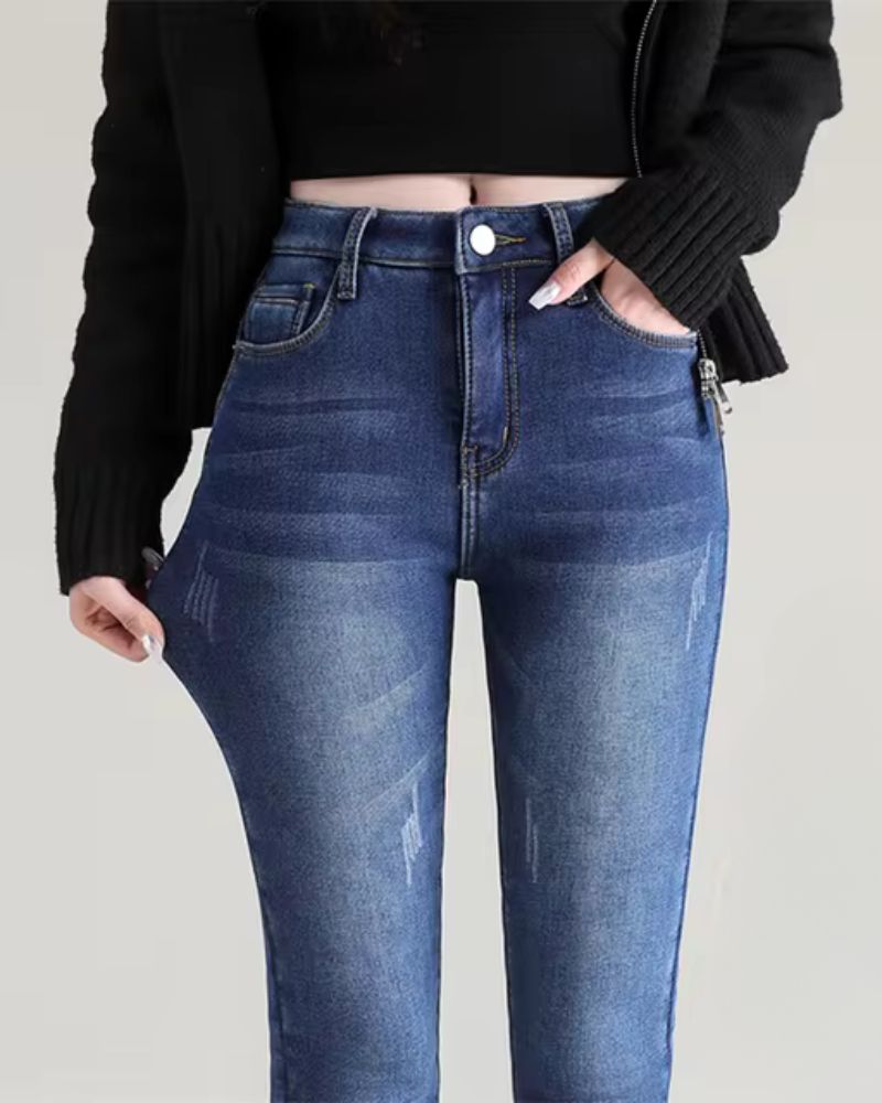 Lucia – Vinterforede Jeans til Kvinder