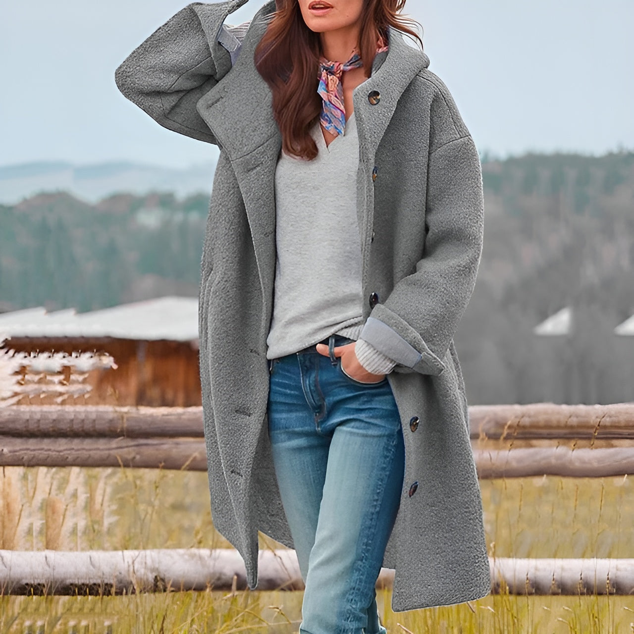 Chiara – Elegant Dame Trenchcoat i Sæsonens Farver