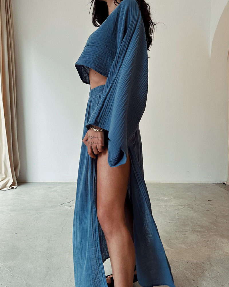 Elena – Boho-Chic Kvinders Bomuldssæt