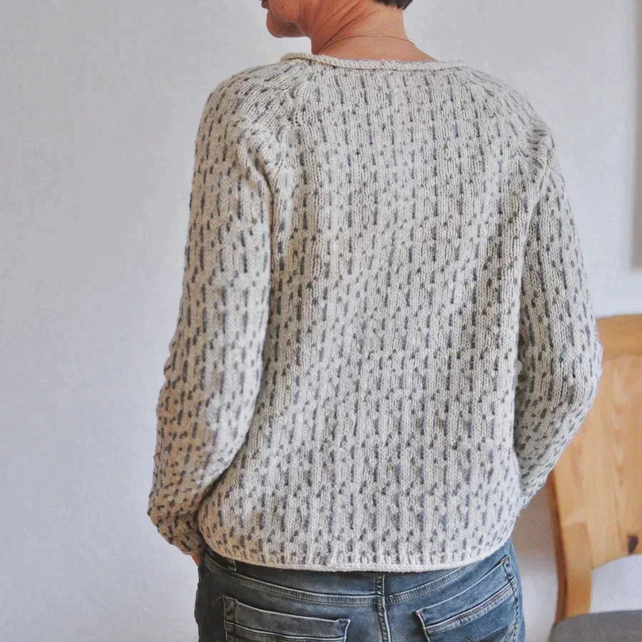 Bellanza – Lysegrå Damebluse med Bådhals