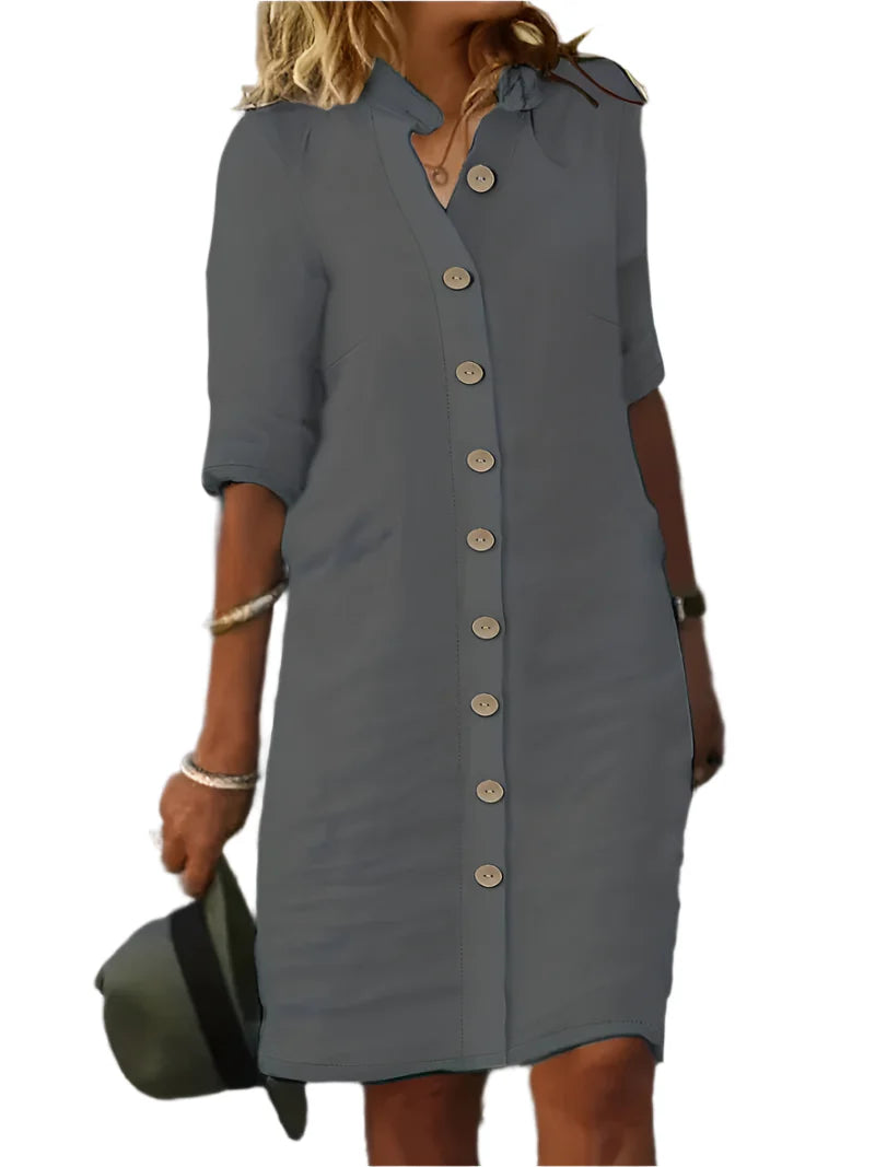 Giulia – Casual Kvinders Midi Kjole