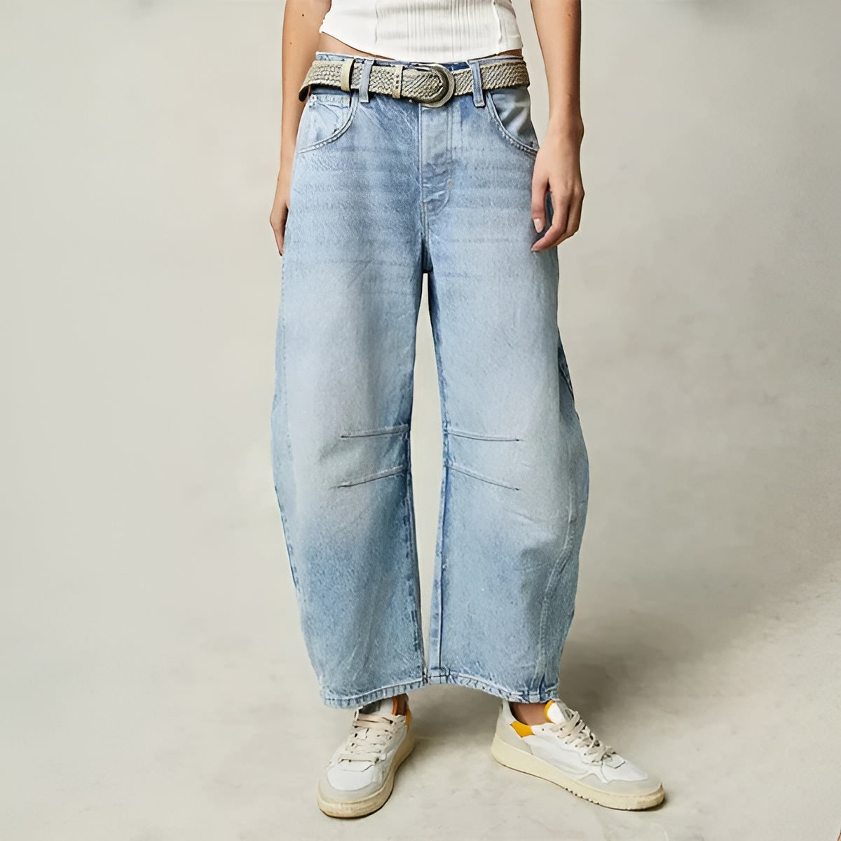 Isabella – Højtaljede Dame Relaxed Jeans