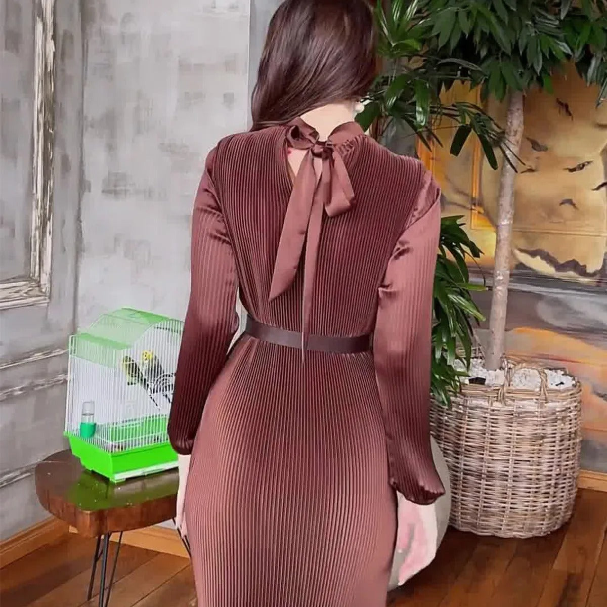 Isabella – Casual Strikket Trøje til Kvinder med Rund Hals