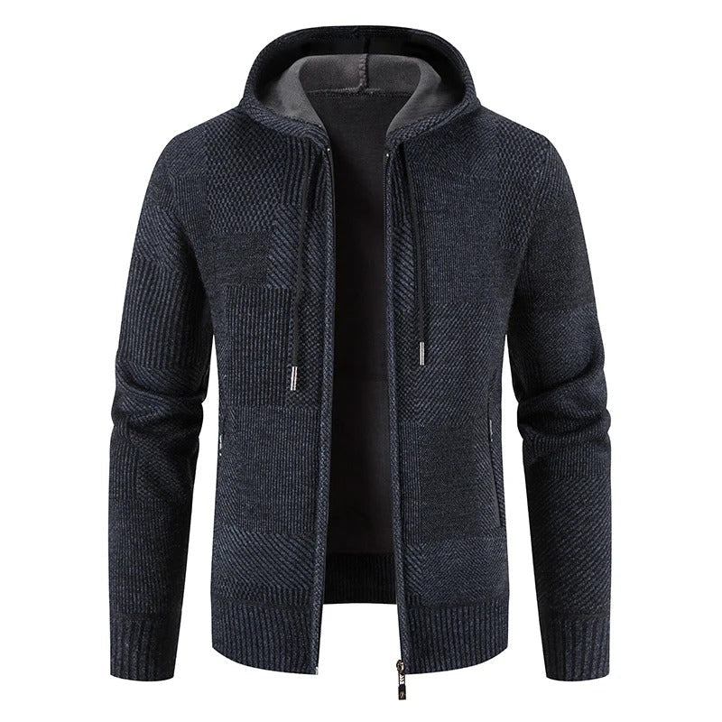 Alessandro – Herre Faux Mink Fur Hoodie Cardigan