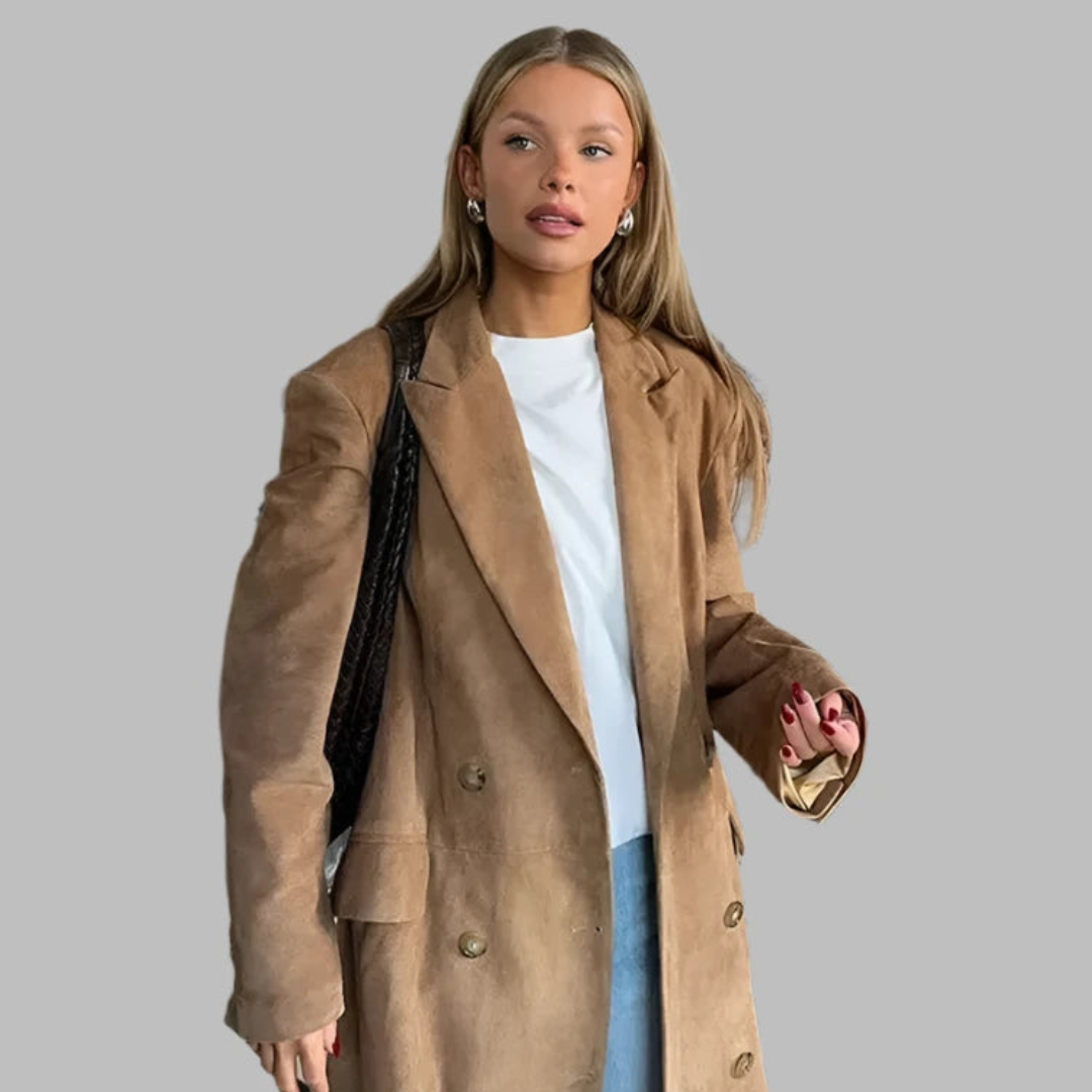 LucaRinaldi Ideel Ruskind Trenchcoat til kvinder