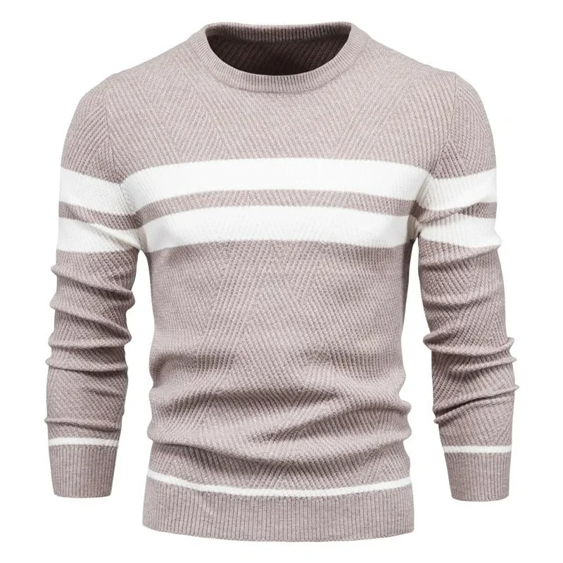 Luca – Slim-Fit Striktrøje til Mænd