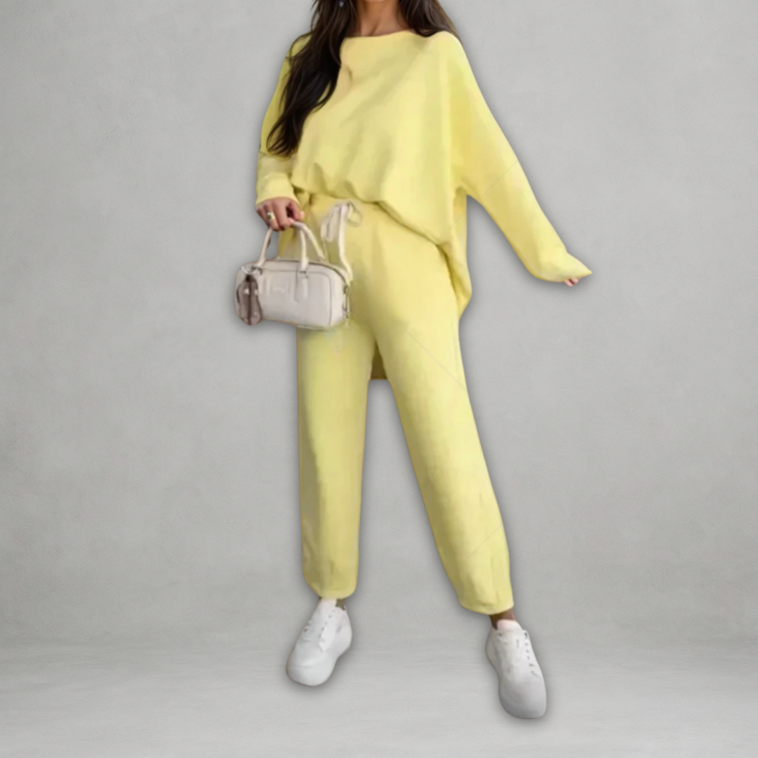 Giulia – Ultra-Blødt Lounge Sæt til Kvinder i Bomuldsblanding