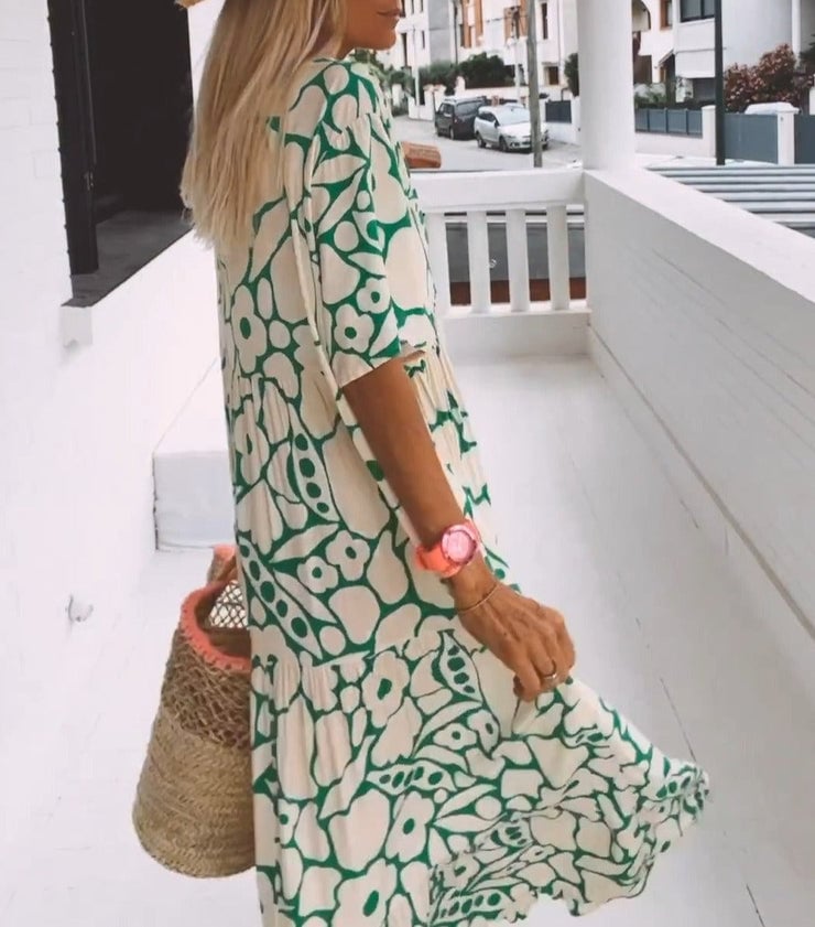Lora | Sommerkjole med print