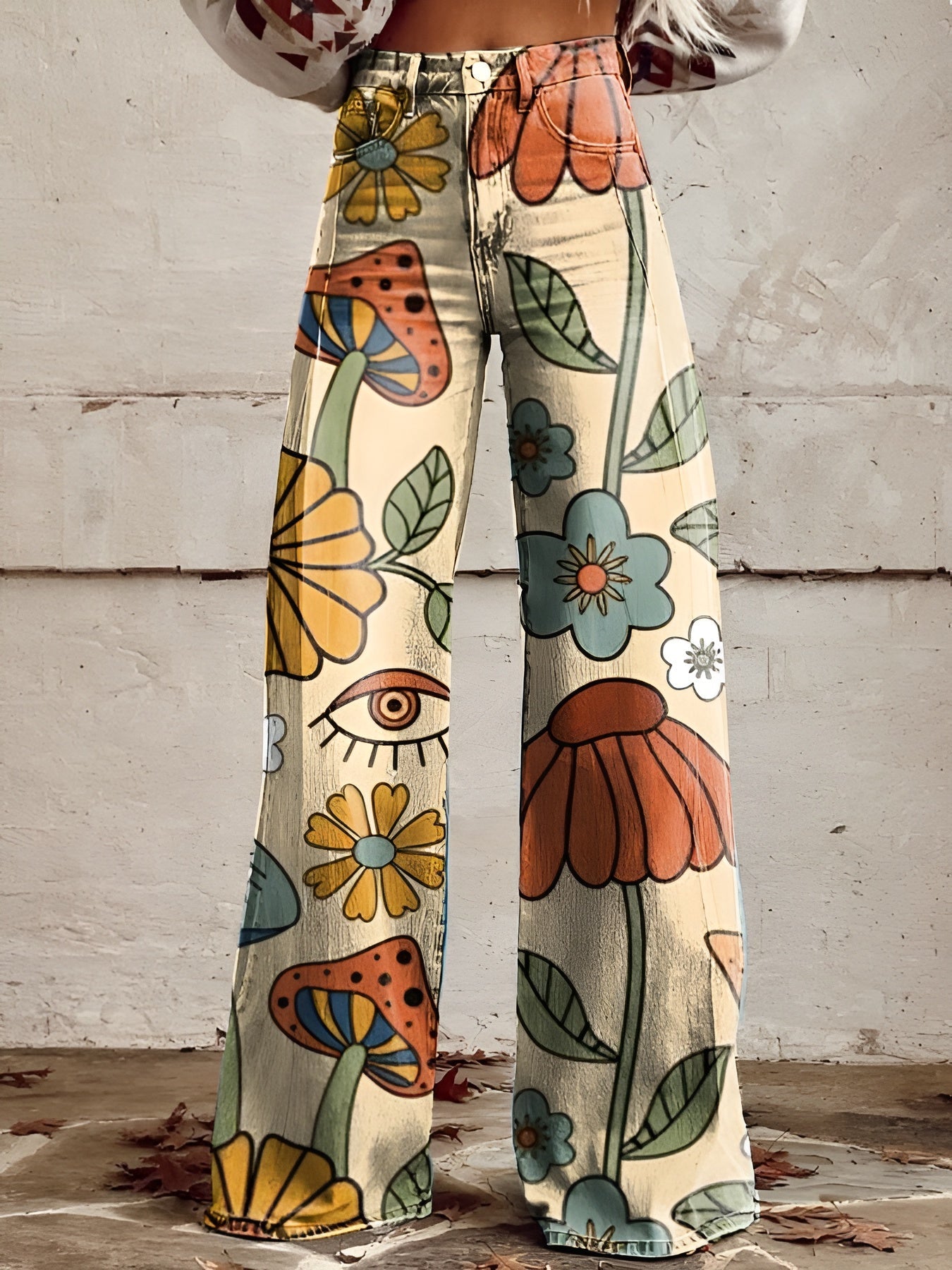 Giada – Højtaljede Boho Jeans til Kvinder