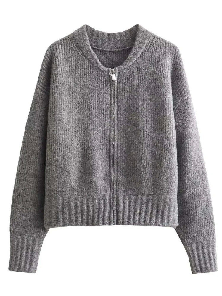 CarmeloVerducci Vintage Style Sweater Jakke til kvinder