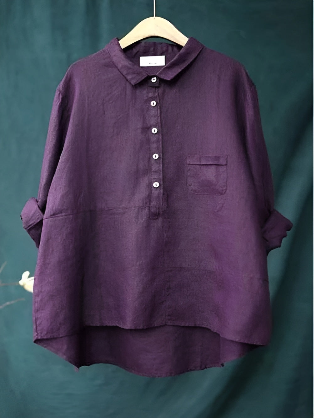 Clara – Komfortabel Langærmet Damebluse
