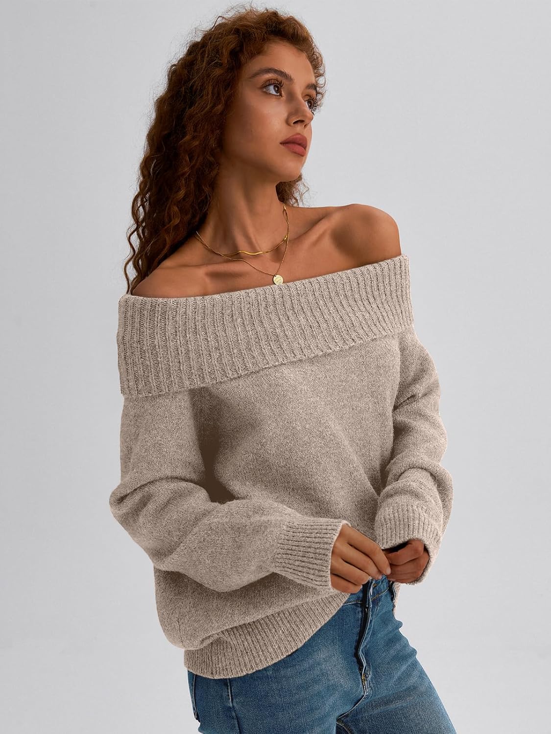 GiuliaRinaldi Off-The-Shoulder-sweater