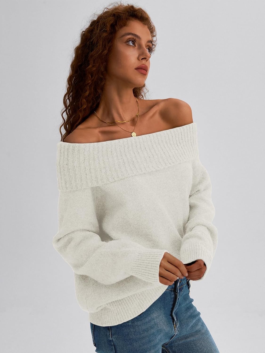 GiuliaRinaldi Off-The-Shoulder-sweater