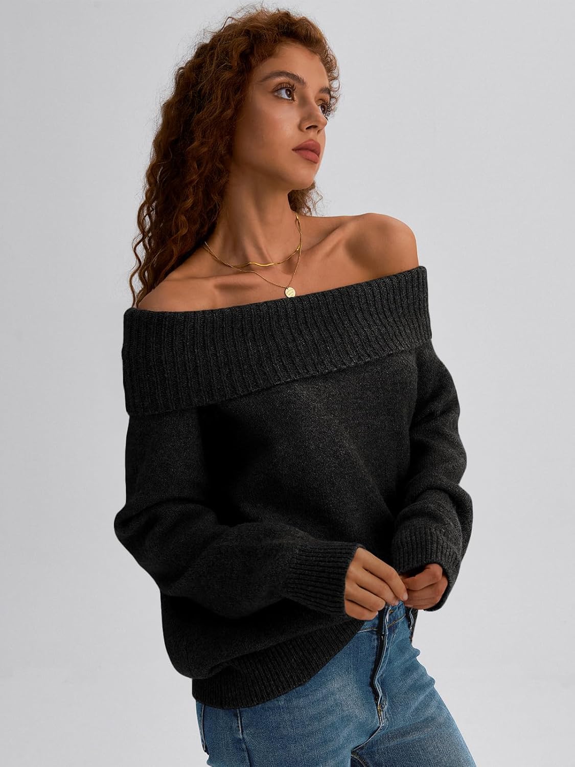 GiuliaRinaldi Off-The-Shoulder-sweater