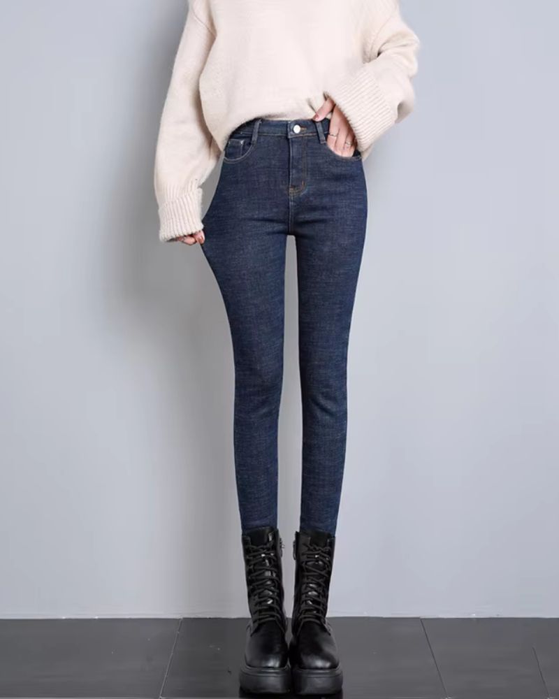 Lucia – Vinterforede Jeans til Kvinder