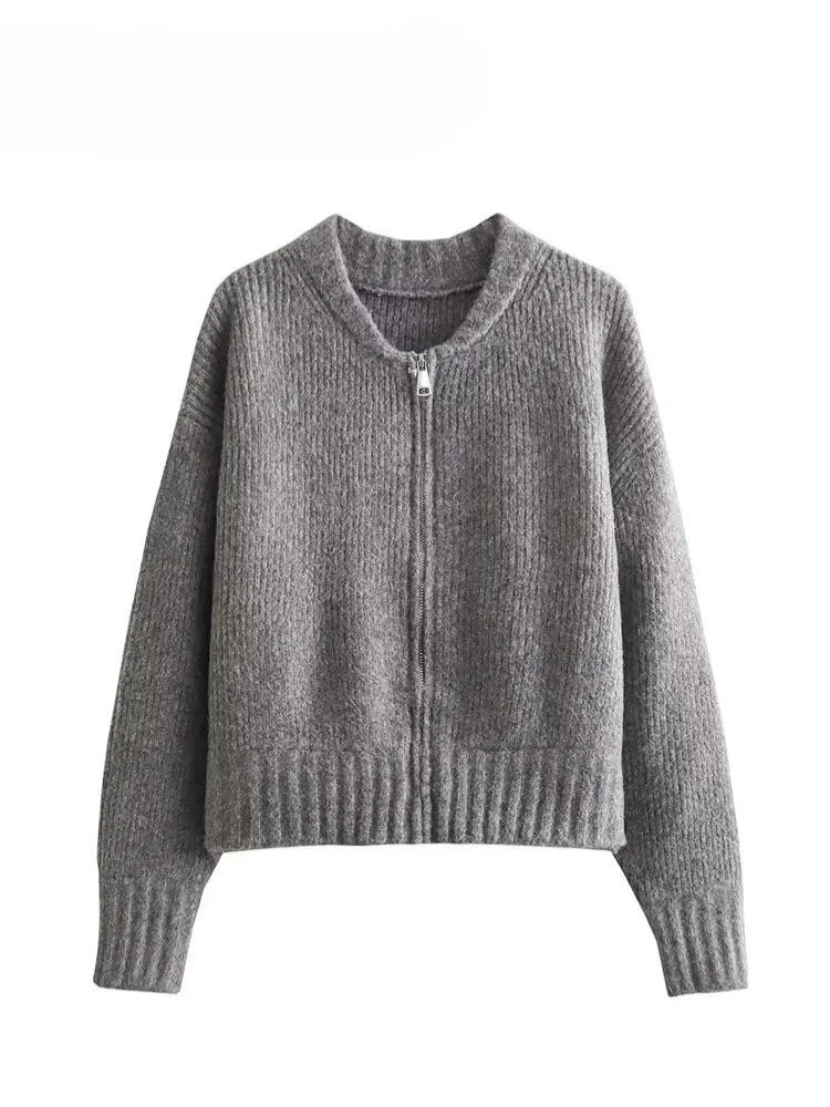 CarmeloVerducci Vintage Style Sweater Jakke til kvinder