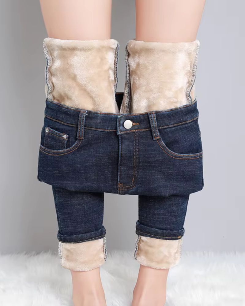 Lucia – Vinterforede Jeans til Kvinder