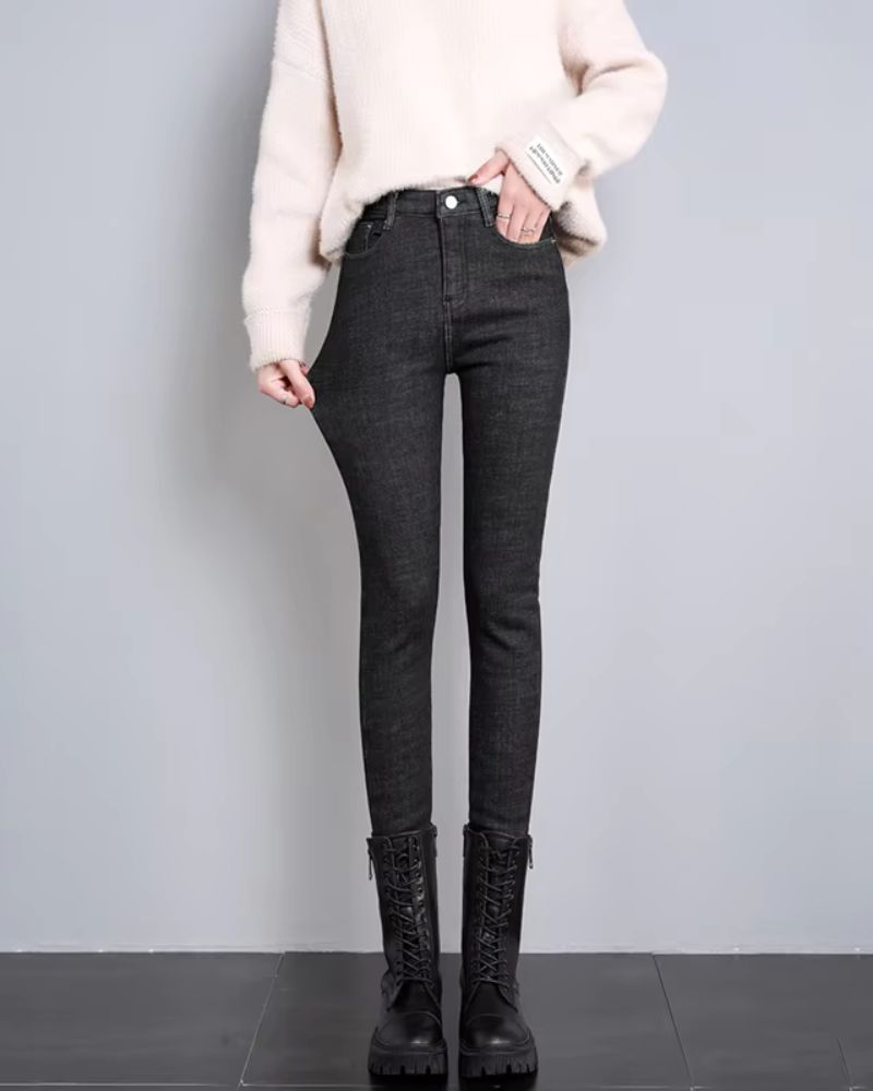 Lucia – Vinterforede Jeans til Kvinder