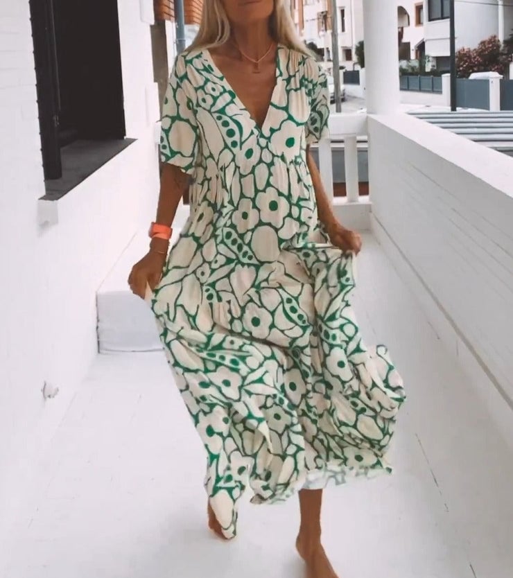 Lora | Sommerkjole med print