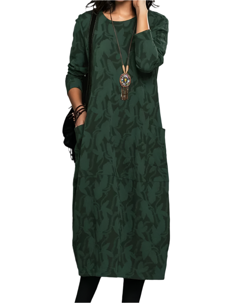 Camilla – Klassisk Lang Kjole til Kvinder