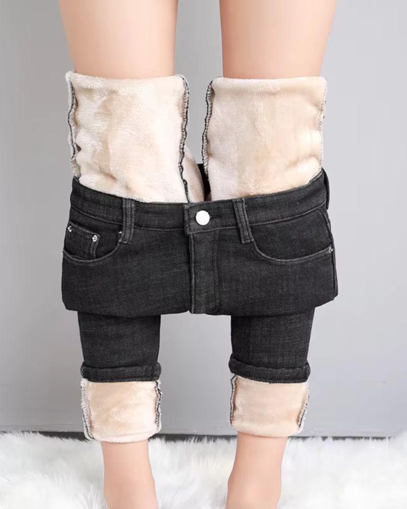 Lucia – Vinterforede Jeans til Kvinder