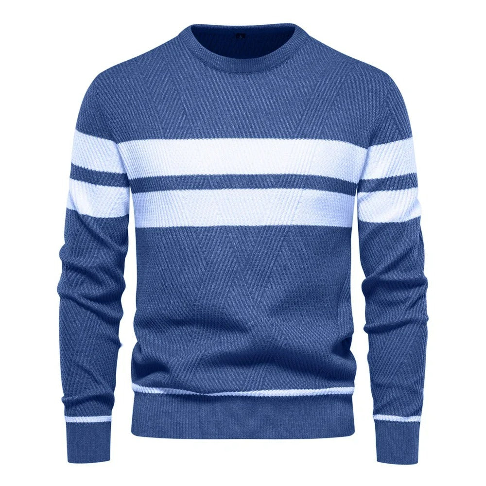 Luca – Slim-Fit Striktrøje til Mænd