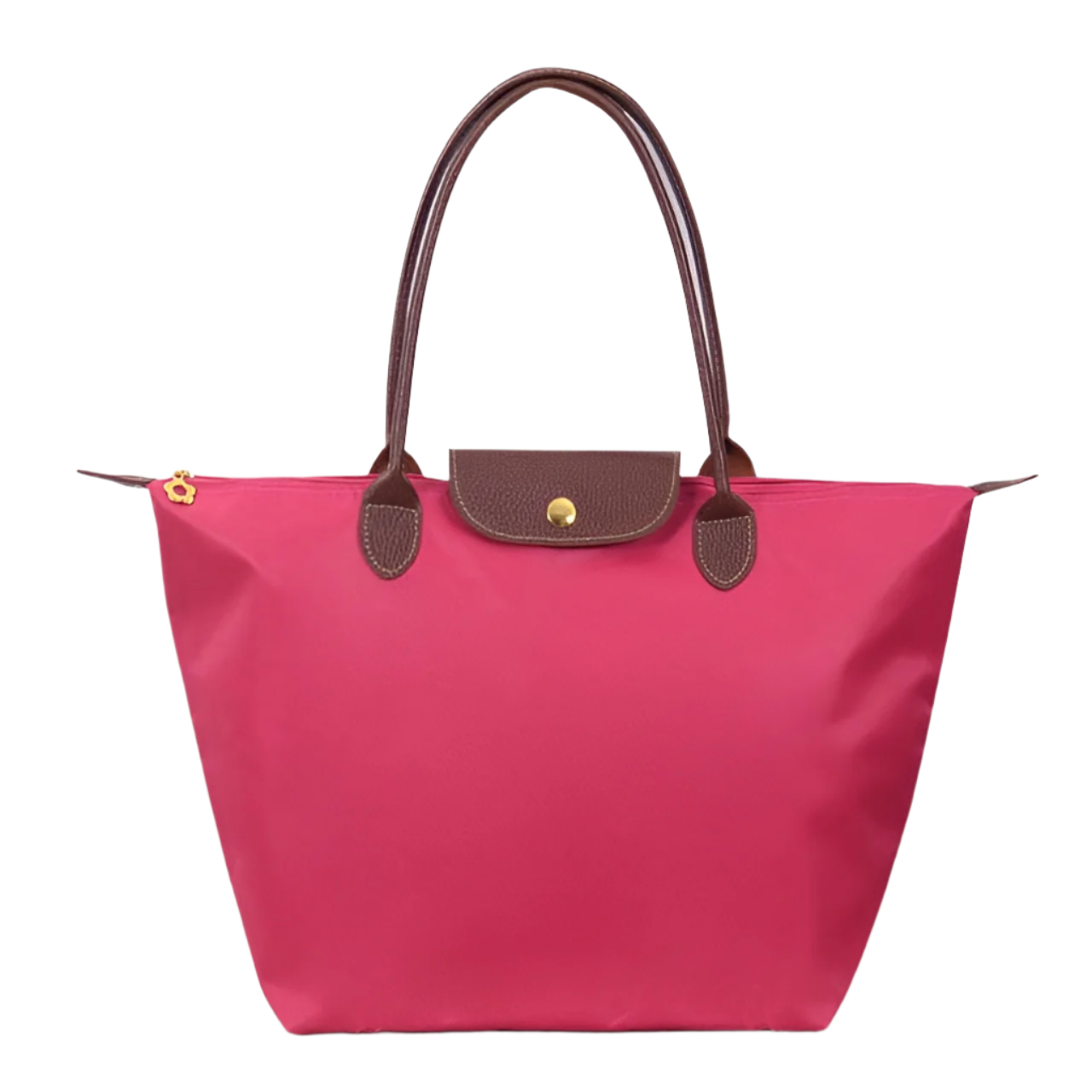 Giulia – Struktureret Dame Skuldertaske i Oxford-Stil